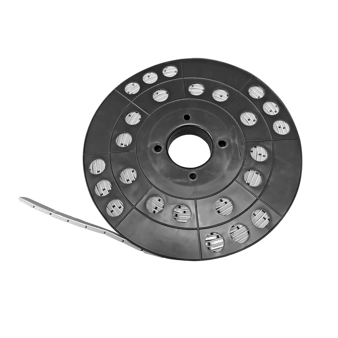 1/4OZ ROLL OF WHEEL WEIGHTS THIN GREY 840 SEGMENTS - (13.1 LBS) MADE OF STEEL