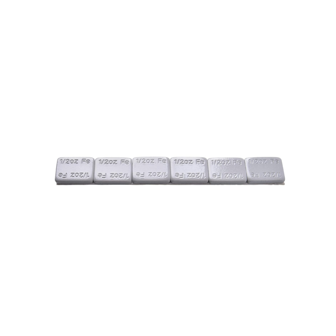 1/2OZ REGULAR GREY STICK-ON WHEEL WEIGHTS 48 STRIPS OF 6 SEGMENTS - MADE OF STEEL
