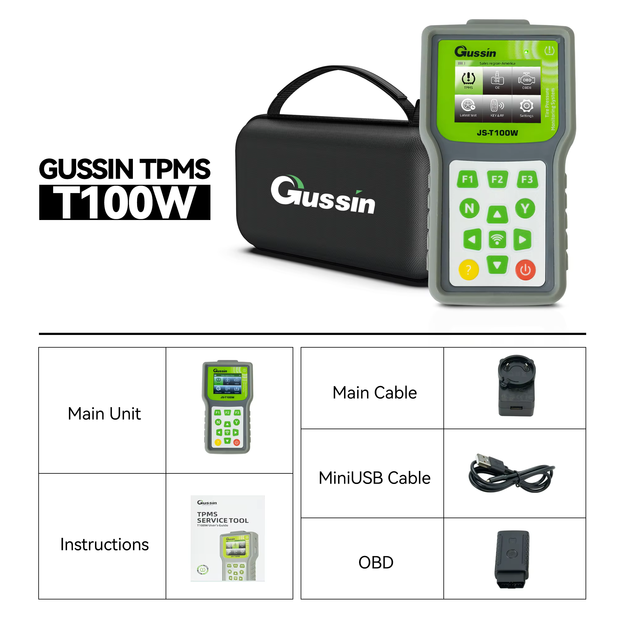 GUSSIN TPMS PROGRAMMING TOOL WITH OBD